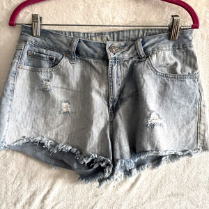 Y2K Rewash Stretch Low-Rise Micro Jean Shorts Women’s Size 11 Preppy